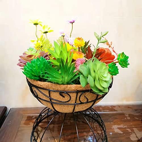 16 Inch Coco Liner for Planters, 2PCS Round Replacement Plant Basket Liner, Coco Fiber for Hanging Basket