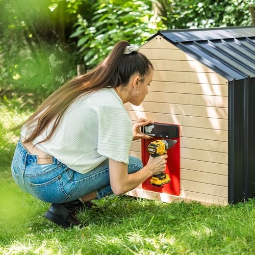 Run-Chicken Door T50 – Automatic Chicken Coop Door Opener, Battery Powered & Weatherproof Aluminum, Smart App & Timer Control, Predator Proof