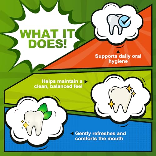 The Natural Dentist Peppermint Twist Mouthwash, No Alcohol & No Fluoride, Plant-Based Daily Rinse that Refreshes & Comforts the Mouth, 16.9 fl oz