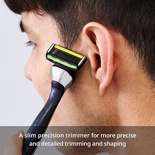 DORCO Pace 6 Pro - Six Blade Razor System with Trimmer - 12 Pack Refill (No Handle)
