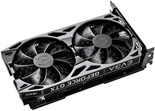 EVGA GeForce GTX 1650 SC Ultra Gaming, 04G-P4-1057-KR, 4GB GDDR5, Dual Fan, Metal Backplate