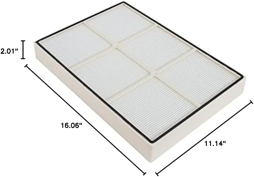 True HEPA Filter Replacement Compatible Whirlpool Whispure Air Purifier AP150 AP250 Sears Kenmore 83353, 83374 83234 SMALL by LifeSupplyUSA