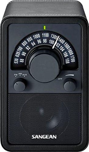 AM/FM Table Top Wooden Radio (Black)