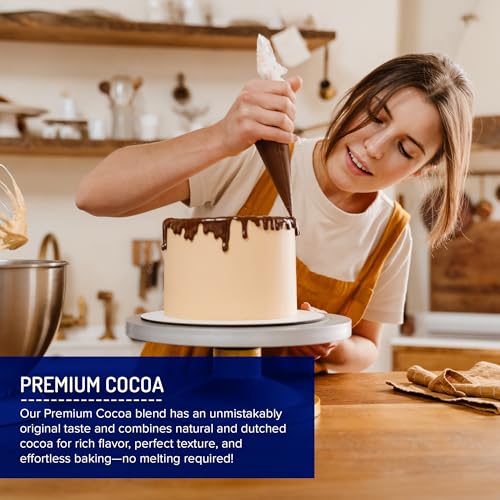 SACO Pantry Premium Cocoa, Natural and Dutched Blend, 10oz (Pack of 2), Certified Kosher, Gluten-Free & Nut-Free