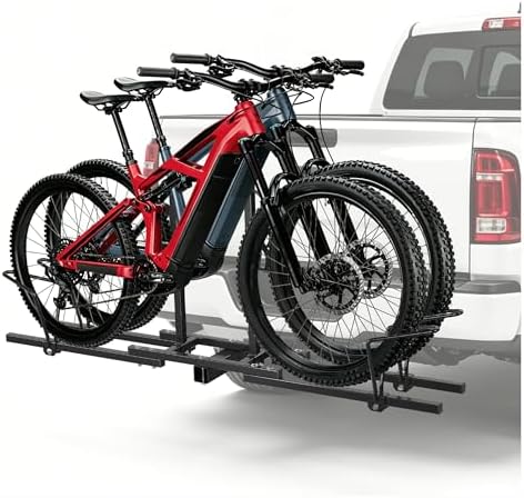 Hitch Mount Bike Rack Carrier Upright 2 Mountain Bike Rack Hitch Carrier 2" Rear for SUV Van Truck Bike Rack