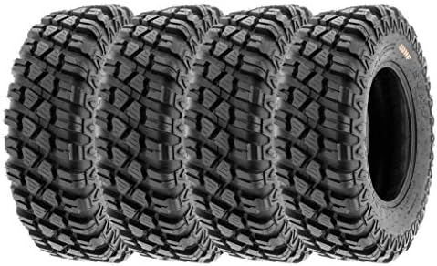 SunF 30x10-15 30x10x15 Loose Over Hardpack ATV UTV Tire 8 PR A047 - SET of 4
