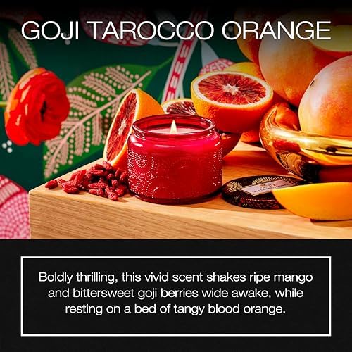 Voluspa Baltic Amber, Petite Candle Jar, 3.2 Ounce, 25 Hour Burn Time, Coconut Wax for Clean Burning, Handcrafted in the USA