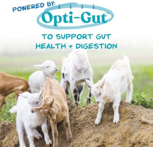Manna Pro Goat Kid Milk Replacer with Opti-Gut, 4 lb Bag | High-Protein Milk Replacer, Opti-Gut Digestive Support, Easy-to-Mix Formula, Supports Healthy Kid Goat Growth