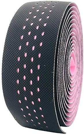 Tvoip 2 Rolls Soft Road Bike Bicycle Handlebar Cork EVA PU Bar Tape Professional Cycling Damping Anti-Vibration Wrap