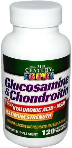 21st Century Glucosamine and Chondroitin Plus Tablets, 120 Count