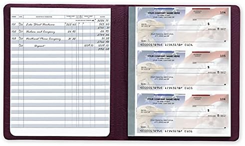 ABC Check Registers for Deskbook Checks - Set of 5 Books