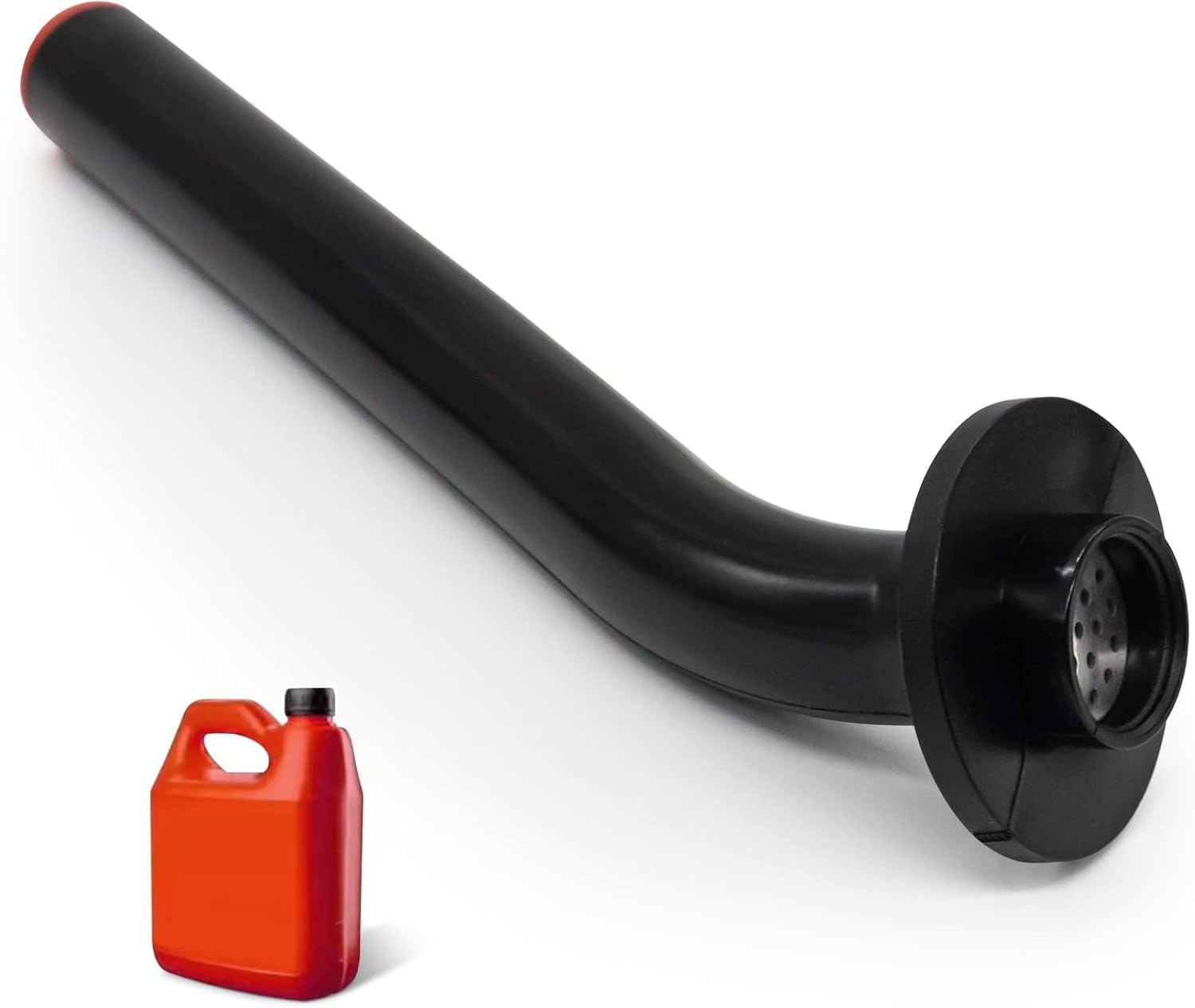 1-Pack No Cap Gas Can Spout with Rubber Stopper Compatible with Eagle and Jerry Cans 1.5, Missing Cap Gas Can Replacement Spouts