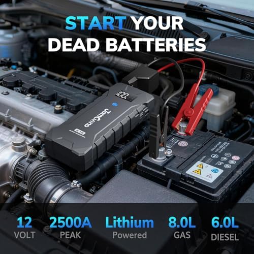 K15 Jump Starter for up to 8.0L Gas or 6.0L Diesel Engines | 2500 Amp 12V Car Battery Jump Starter