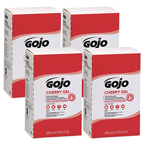 Gojo Cherry Gel Pumice Hand Cleaner, Pump Bottle, 1ct x 1 Gal - 2358-02