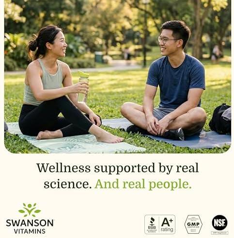 Swanson Lactobacillus Gasseri Probiotic, 3 Billion CFU, 60 Vegan Capsules | For Adults Seeking Digestive and Metabolic Support, a Lactic Acid-Producing Bacterium, Acid-Resistant with No Refrigeration