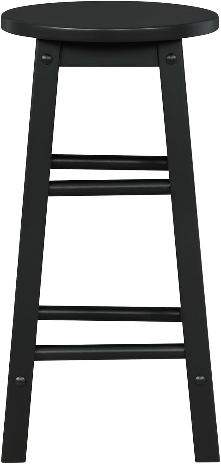 Linon 29-Inch Barstool With Round Seat