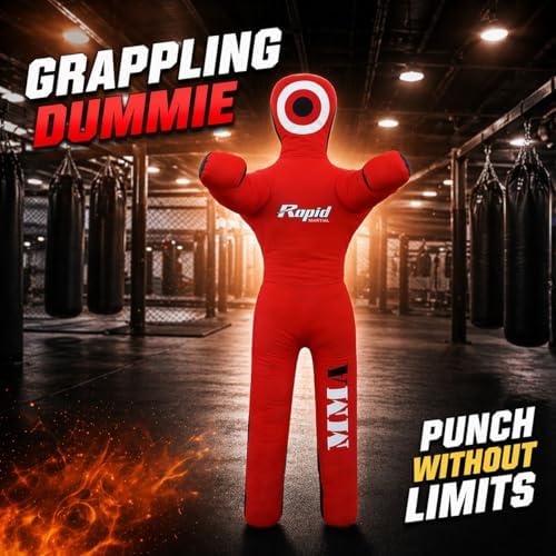 BJJ Wrestling Dummy Punching Bag Submission MMA Brazilian Jiu Jitsu Judo Karate Throwing Boxing Dummy, Dummies 6ft UNFILLED