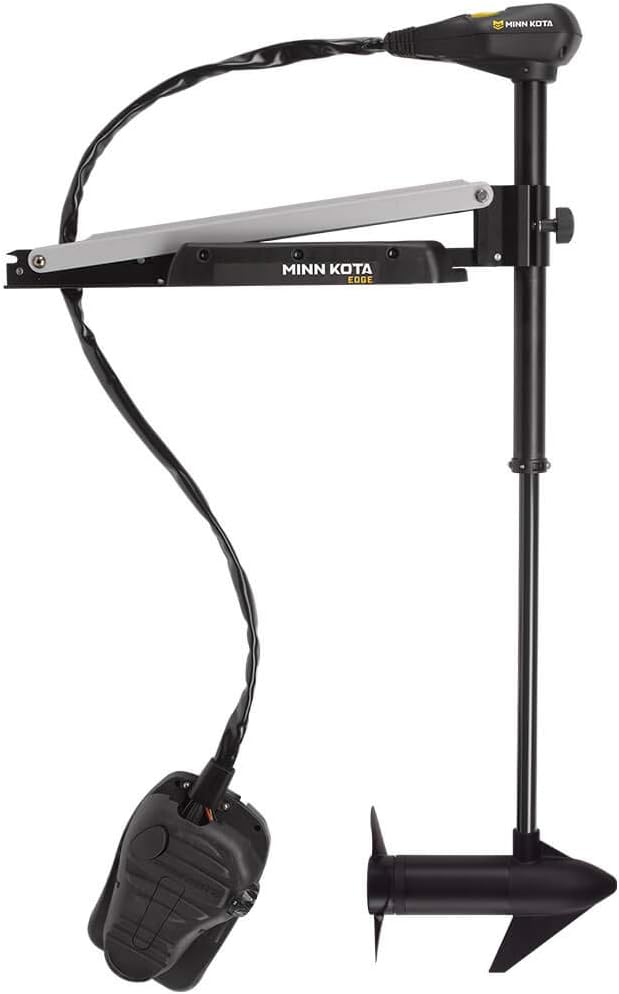 Minn Kota Edge Bow-Mount Electric Trolling Motor with Foot Pedal Control – 45 Lb. Thrust, 45 In. Shaft, Freshwater