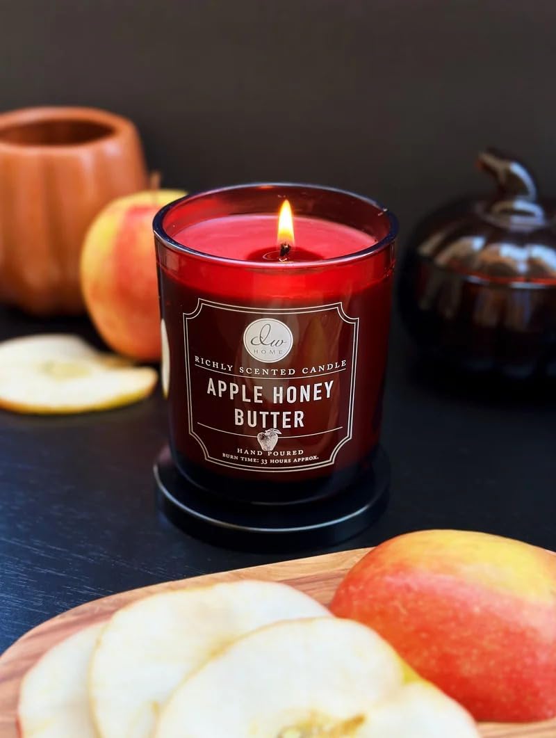 DW Home Vanilla Bean Scented Candle for Home, 15 oz, Large Double Wick Candle Jar, Up to 56H Burn Time, Luxury Scented Candle for Relaxation, Gifting, Home Decor