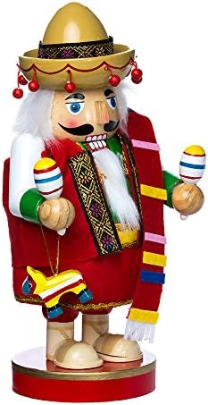 Kurt Adler 10.25-Inch Mexican Nutcracker Tablepiece - Chubby Collection