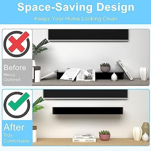 Soundbar Mount for Sonos Beam Wall Mount for Sonos Beam Gen 2 & Gen 1 Smart TV Sound Bar with Hardware kit, Black