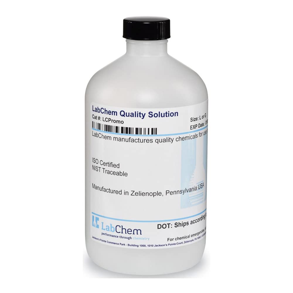 LabChem LC246651 Sodium Nitrate Solution, 5M (5N), 500 mL Volume
