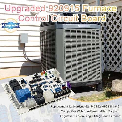 Upgraded 60105 Furnace Ignition Control Board for Mr Heater and HeatStar MHU HSU Series Enerco Big Maxx Overhead Compact Garage Workshop Forced Air Furnaces Natural Gas and Propane Up to 125000 BTU