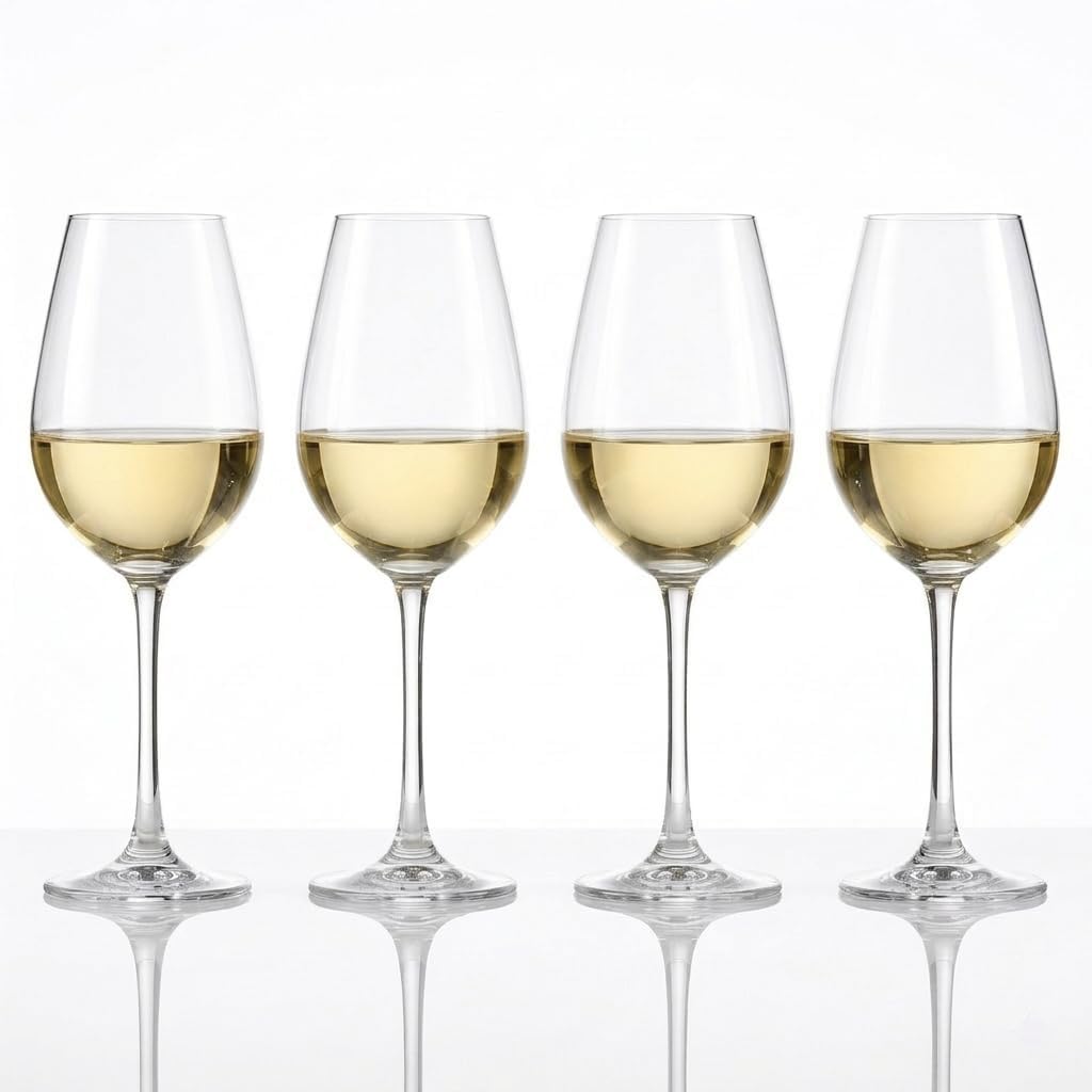 Spiegelau Salute Stemmed Red Wine Glasses, Lead-Free Crystal Wine Glasses for Pinot Noir, Cabernet, Wedding, Anniversary, Housewarming, Birthday Gifts, Elegant Glassware, Home Bar, 19.4 oz, Set of 4