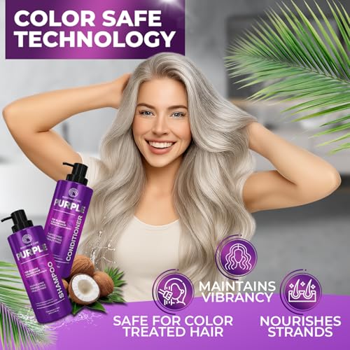 Moroccan Argan Oil Shampoo and Conditioner Set - Sulfate Free, Anti Frizz Hydrating Care for Women - Deep Moisturizing Treatment for Color, Keratin Treated, Curly, Damaged and Dry Hair
