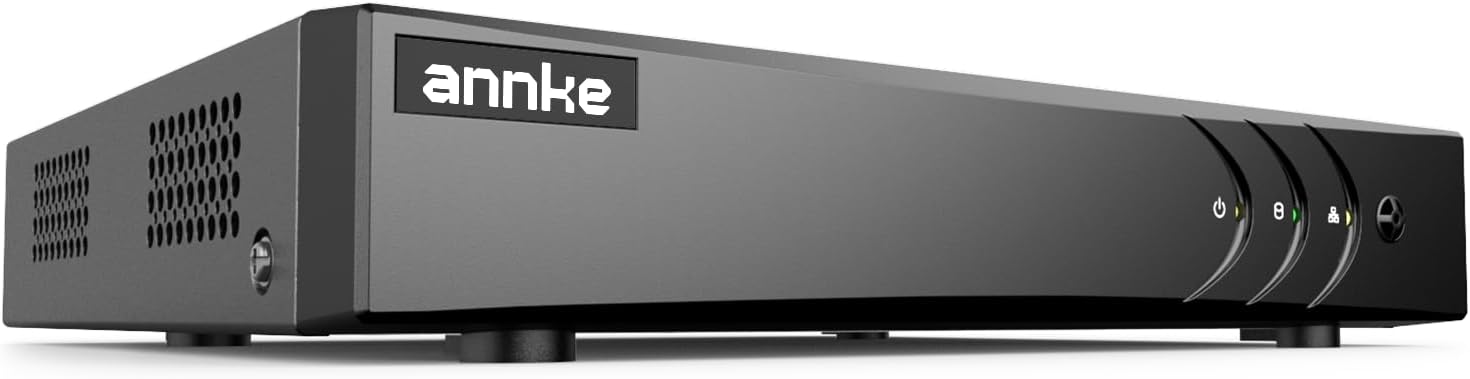 ANNKE 8 Channel 3K Lite H.265+ Security DVR Recorder, Hybrid 5-in-1, NO HDD | CCTV DVR with AI Human/Vehicle Detection for Surveillance Camera