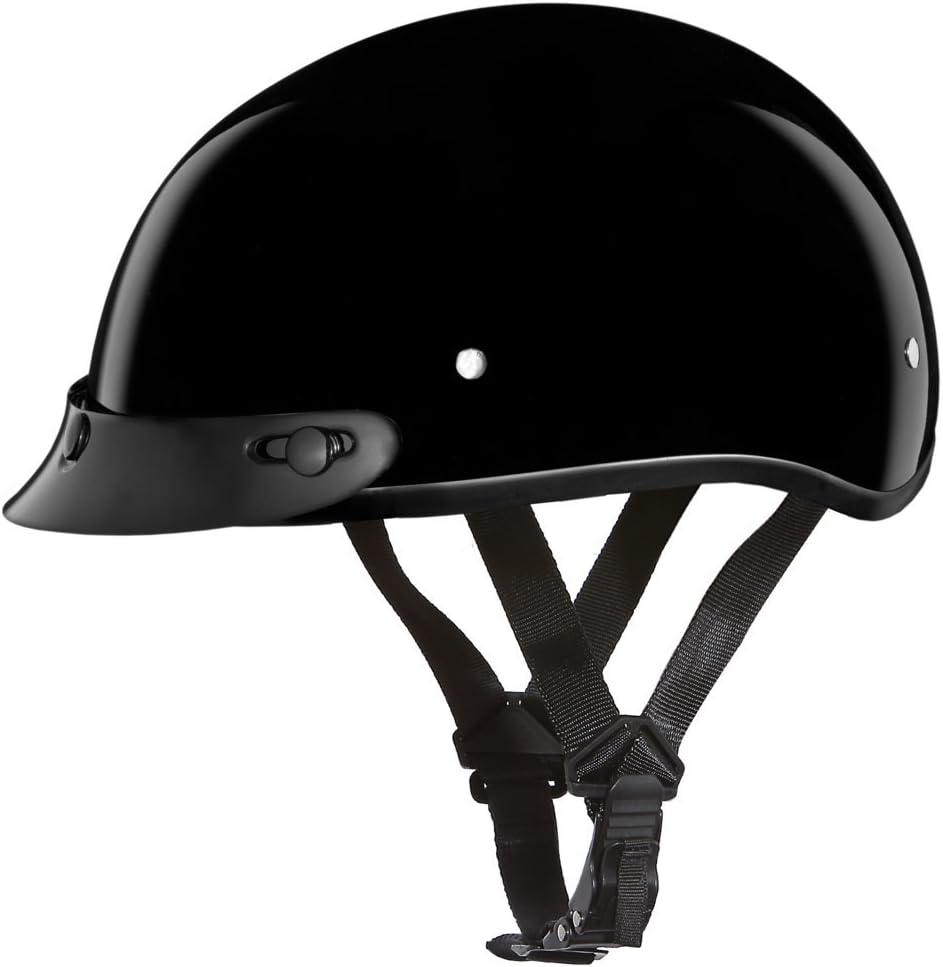 Motorcycle Helmet Half Skull Cap - Lightweight & Stylish DOT Approved Helmets for Adults - Perfect for Men and Women Riders - Comfortable & Secure Fit- Stylish Protection for Everyday Riding