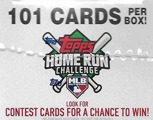 2018 Topps Baseball Series #2 Unopened Blaster Box with 10 Packs and One Exclusive Independence Day Commemorative Flag Patch Card and Possible