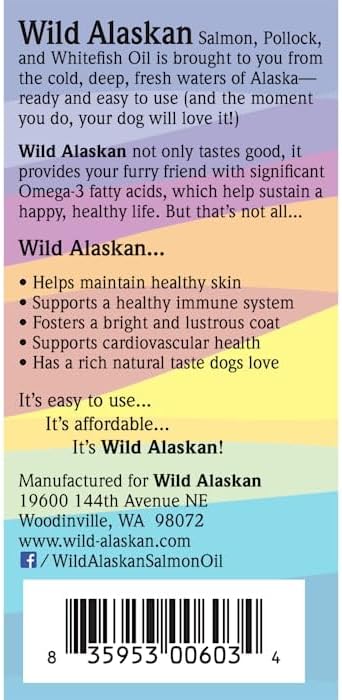 Skin & Coat Salmon Oil Based Omega-3 Supplement for Dogs 16 fl.oz.