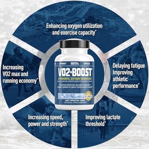 Natural Endurance and Oxygen Supplement to Help VO2 max w/Rhodiola Rosea, B12, and Alpha Lipoic Acid (120 Capsules) (30 Day Supply)