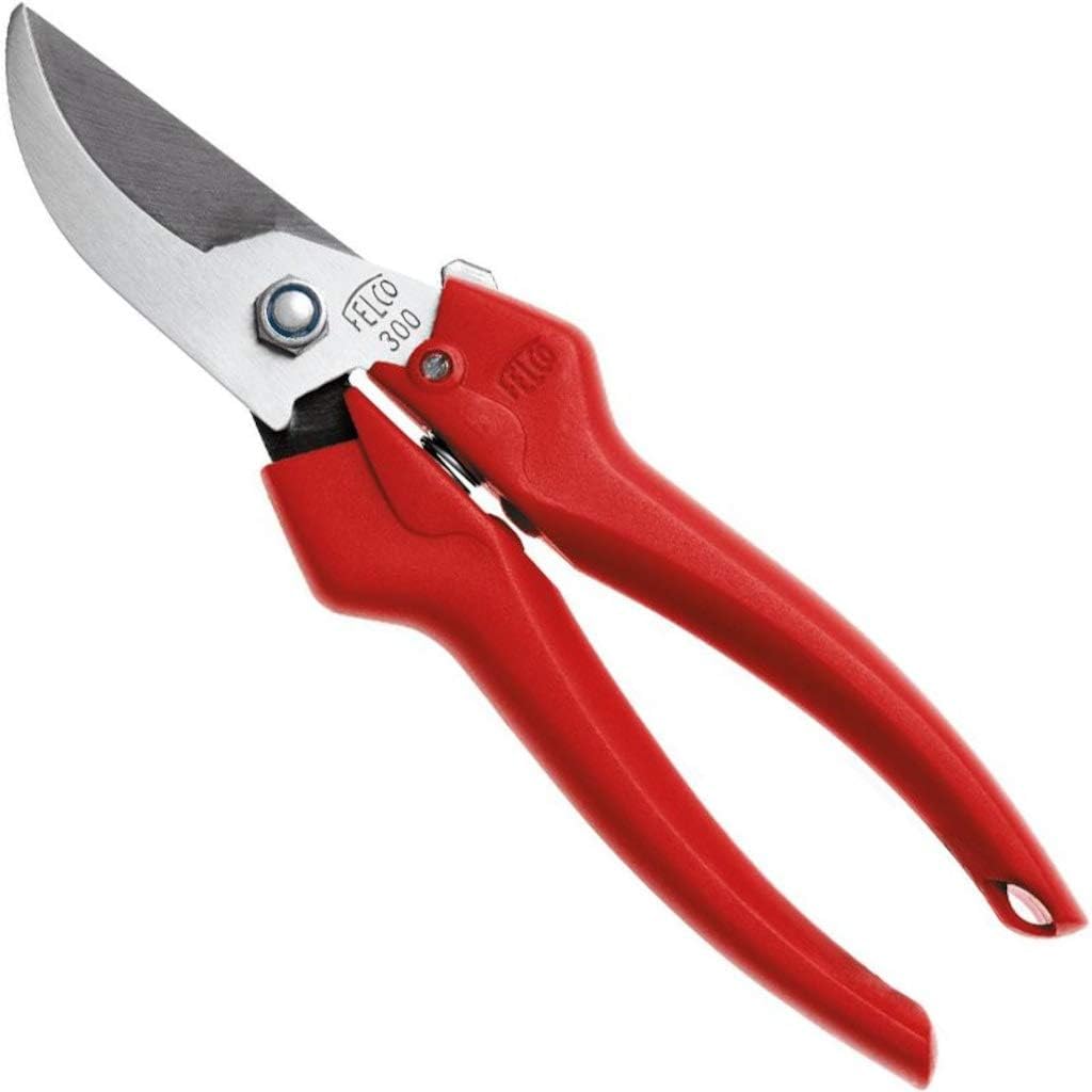 Felco F310 Pruning Snips – 7.3" Lightweight Garden Clippers for Fine Trimming & Harvesting | Pruning Shears for Gardening | Garden Snips and Pruners with Forged Aluminum Handles, Precision Tip