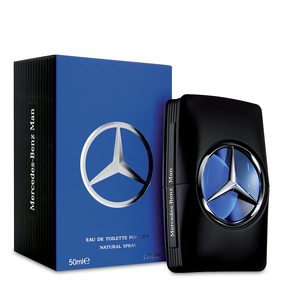 Mercedes Benz Man - Eau de Toilette for Men - Aromatic, Woody Fruity Mens Fragrance with Cedar and Oakmoss Notes - Long Lasting Mens Cologne - 3.4 oz