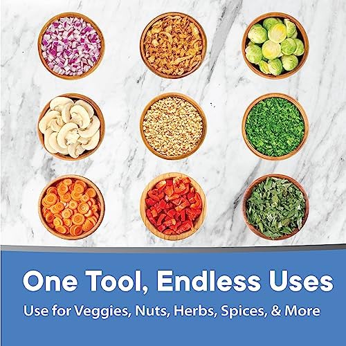 Original Slap Chop Slicer Chopper with Stainless Steel Blades & Butterfly Opening for Easy Cleaning - Vegetable Chopper Gadget, Mini Chopper for Salads - Kitchen Accessory