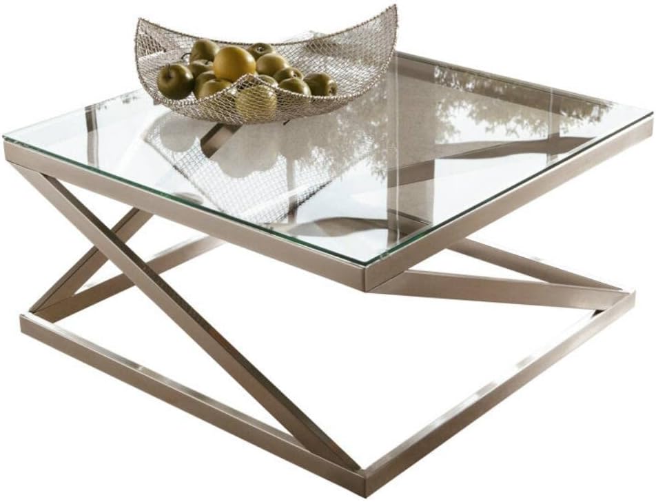 Clear Tempered Glass Table Top 22 Inch Square Flat Polished Edge with 1/4 Inch Thickness for Dining, Coffee or Side Tables by Fab Glass and Mirror