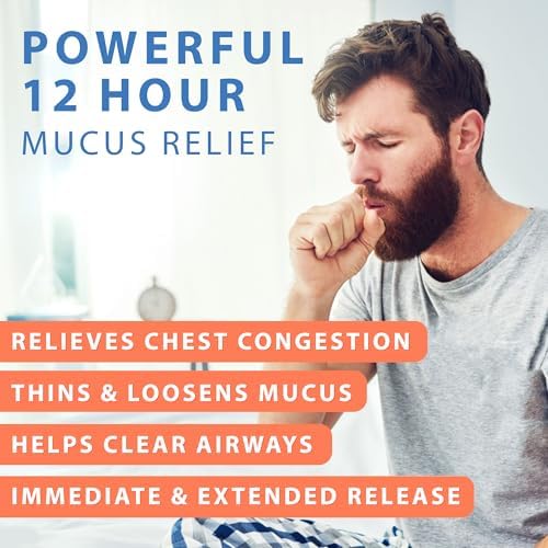 Curist Guaifenesin Mucus Relief 1200 mg Maximum Strength OTC - 84 Count Extended Release Tablets - Reduce Mucus Clear Congestion (84 Count Tablet