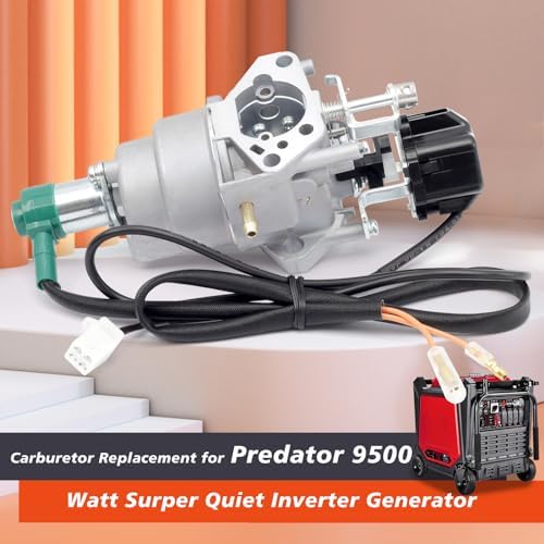 Inverter Generator Carburetor Compatible with Harbor Freight Predator 9500 Watt Surper Quiet Generator Model 57080 and 59188