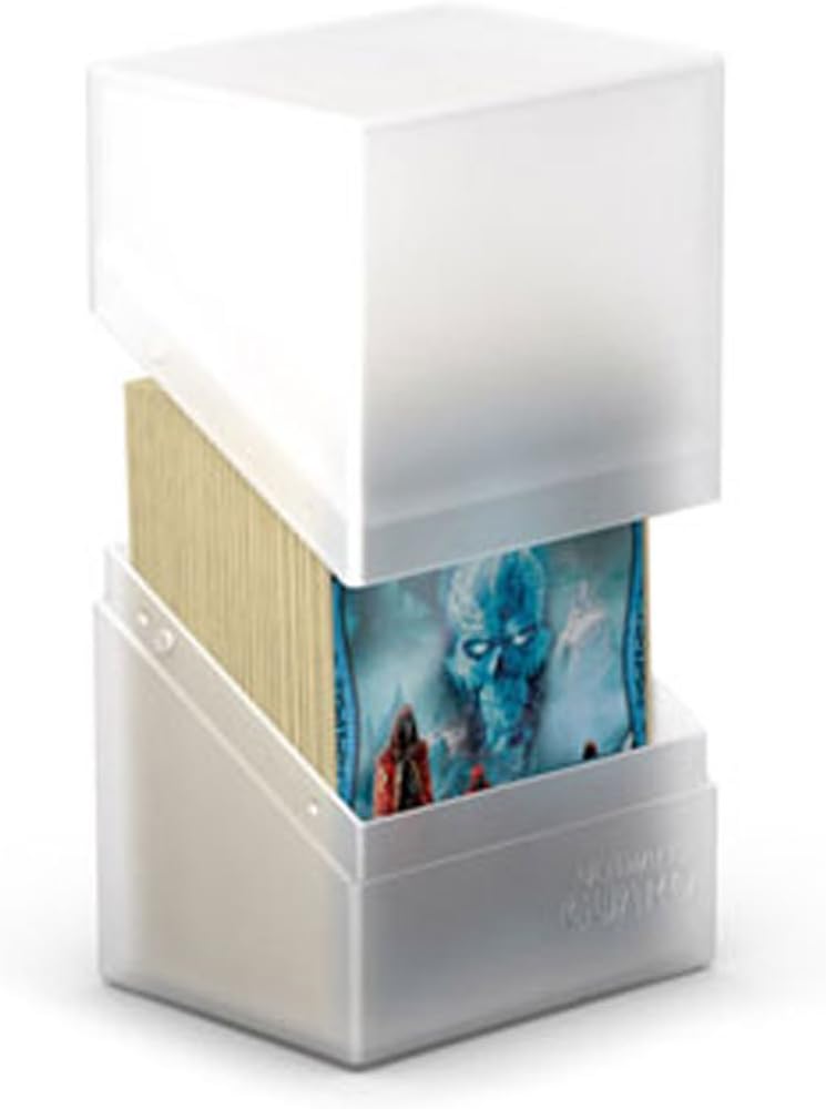 Ultimate Guard Boulder 100+ Classic, Deck Case for 100 Double-Sleeved TCG Cards, Emerald, Secure & Durable Storage for Trading Card Games, Soft-Touch Finish