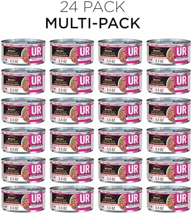 Purina Pro Plan Veterinary Diets UR Urinary St/Ox Savory Selects Feline Formula Salmon Recipe in Sauce Wet Cat Food - (Pack of 24) 5.5 oz. Cans
