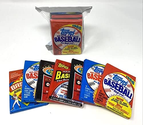 Topps 100 Vintage Baseball Cards in Factory Sealed Wax Packs Lot