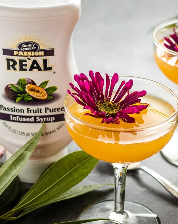 Reàl Infused Exotics Tropical Fruit Syrup Variety, 16.9 Fl Oz, 6 Pack | Coconut, Mango, Passion Fruit, Pineapple, Kiwi | Drink & Recipe Use