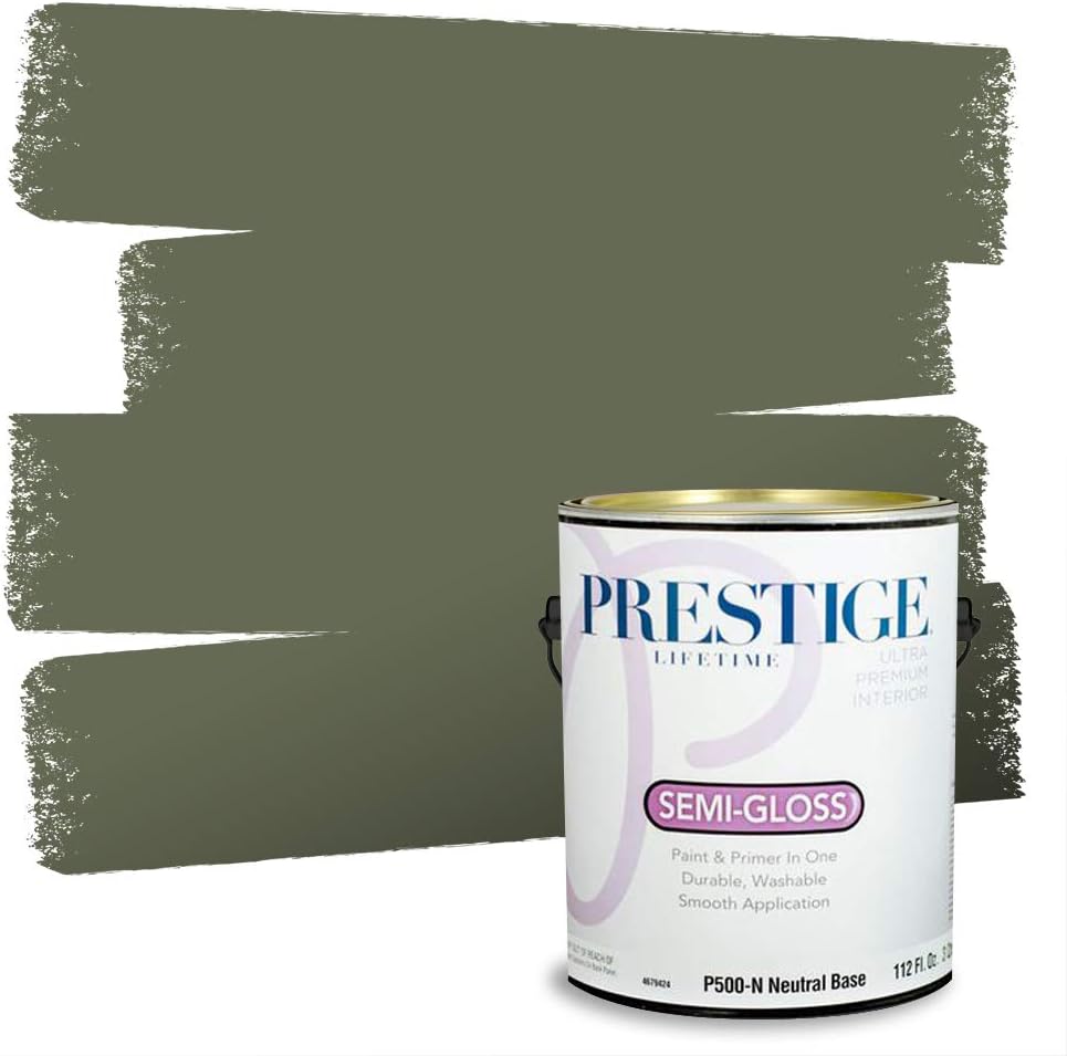 PRESTIGE Interior Paint and Primer in One, Garden Sage, Eggshell, 1 Gallon