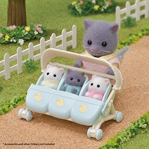 Sylvanian Families 5458 Persian Cat Triplets Dolls
