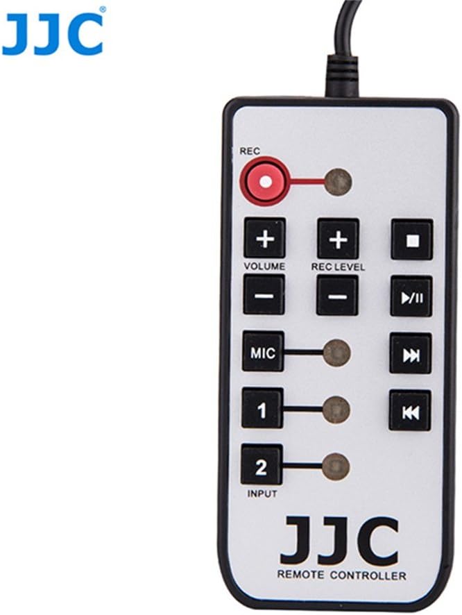 Wired Remote Control Replaces for Zoom RC4 for Zoom H4n H4nPro H4nSP for RODE NT5 Portable Handy Remote Control with 78.7"/200cm Cable to Capture Volume,Record Level,Input Source&Transport Functions