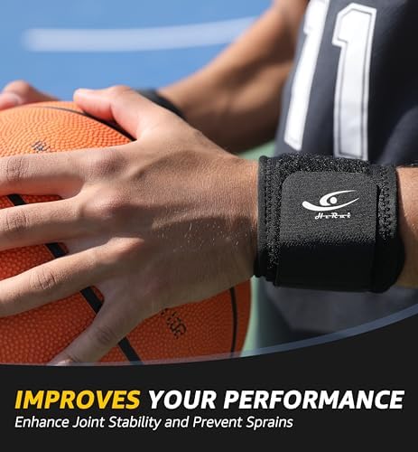 Wrist Compression Strap Wrist Brace Wrist Wraps for Fitness, Weight Lifting, Tendonitis, Carpal Tunnel Arthritis, Pain Relief