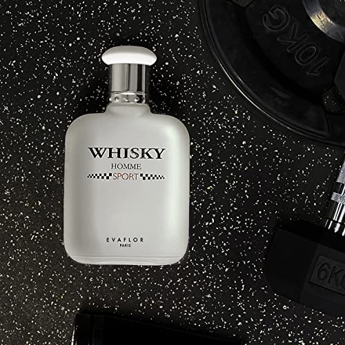 WHISKY SPORT Eau de Toilette for Men – Fresh and Energizing Scent with Mandarin