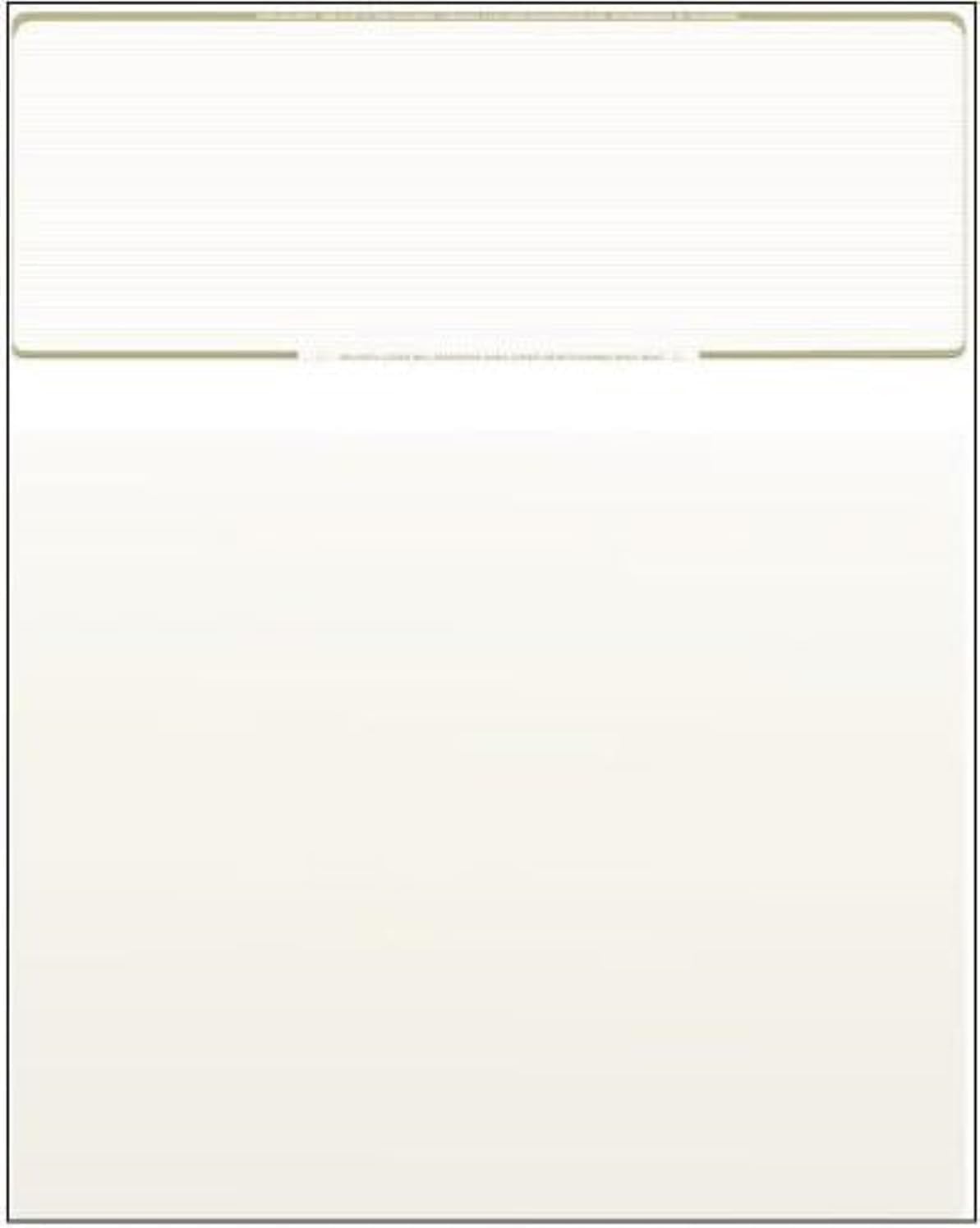 Compuchecks Blank Check Paper 500 Pack, Check on Top, QuickBooks Compatible | Blue Diamond High Security Computer Business Checks, Voucher on Bottom, 8.5x11, Works with Laser & Inkjet Printers, USA Made
